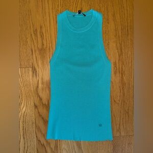 Gucci Teal Racerback Knit Top